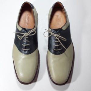 David Spencer size 17m shoes black and olive color